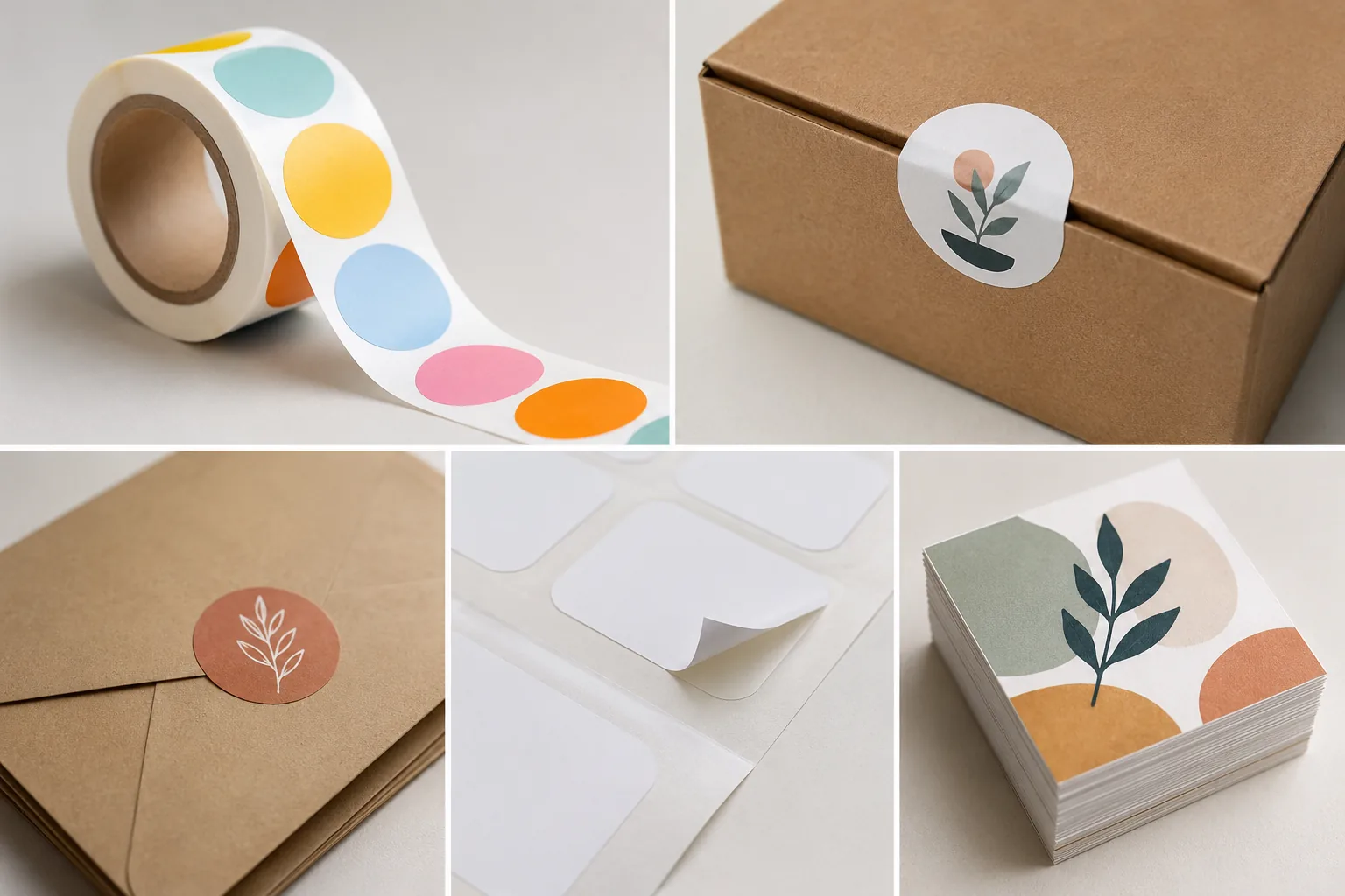 Paper bulk stickers for packaging and indoor branding | PrintPosters.in