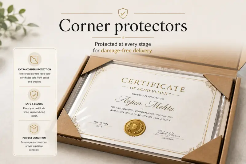 Certificate rigid carton packaging | PrintPosters.in