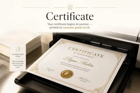 Premium printed certificate | PrintPosters.in