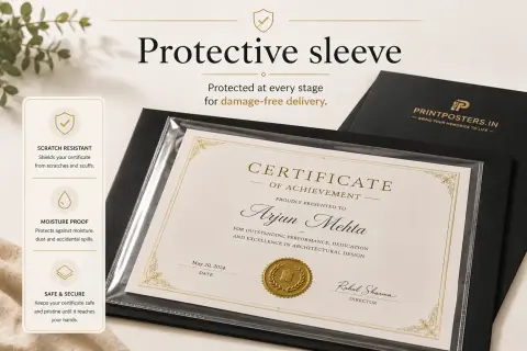 Certificate premium tissue wrapping | PrintPosters.in