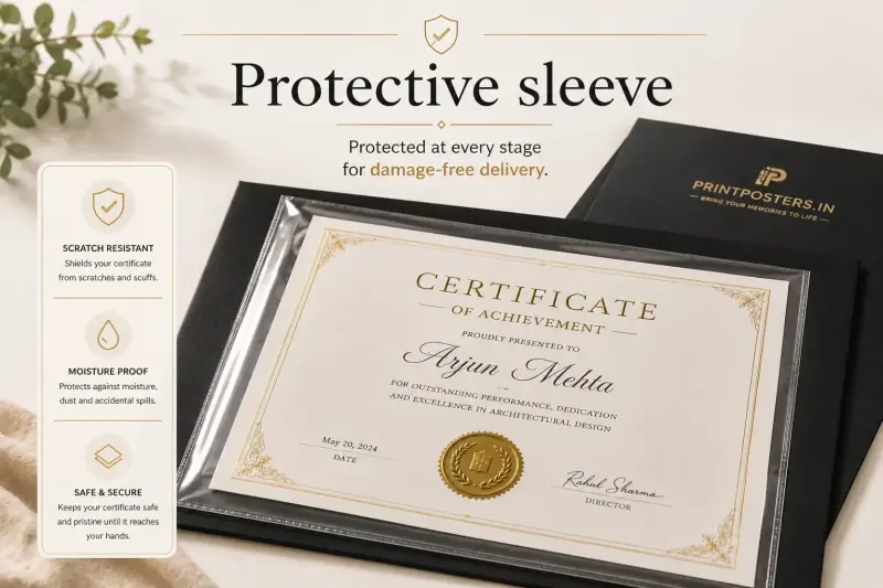 Certificate premium tissue wrapping | PrintPosters.in