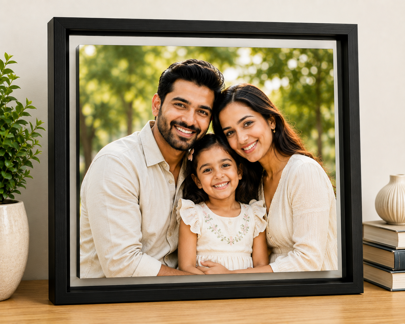 Floater Frame — same photo as floater frame wall art