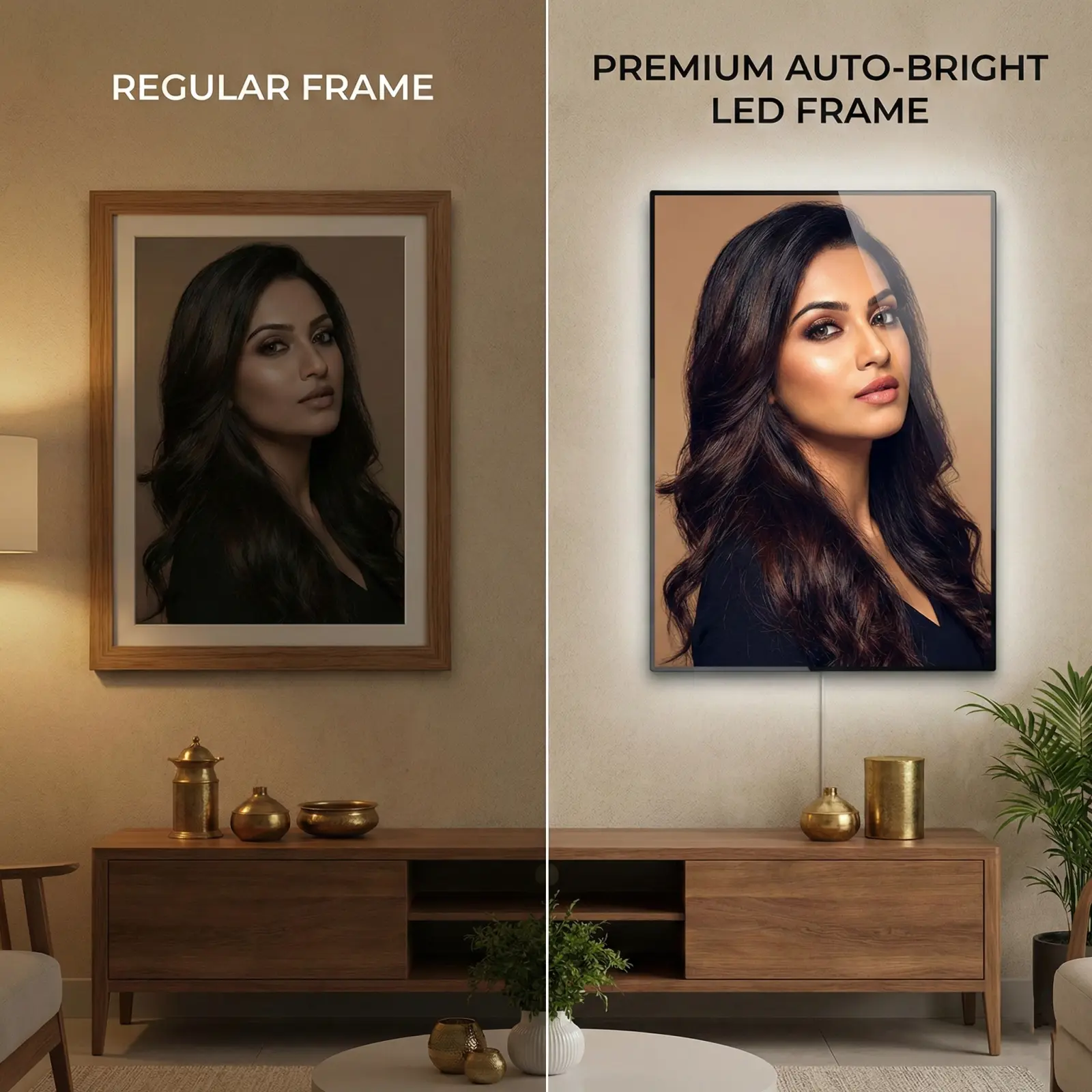 Couple LED photo frame gift | PrintPosters.in