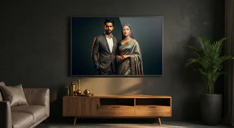 Cool tone LED photo frame | PrintPosters.in