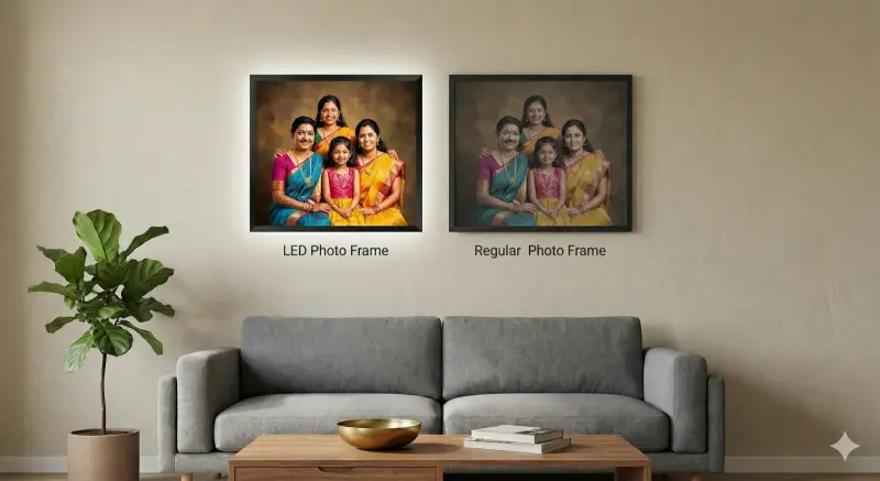 Anniversary LED photo frame | PrintPosters.in