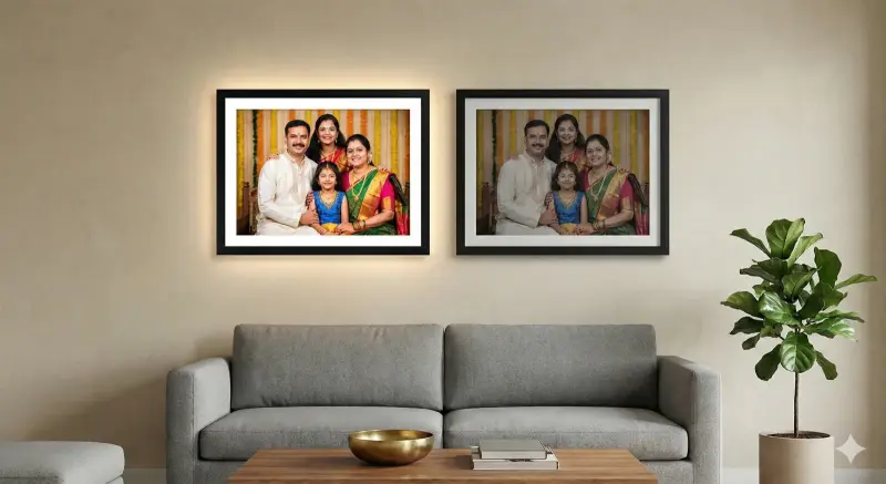 Office LED frame cool tone | PrintPosters.in