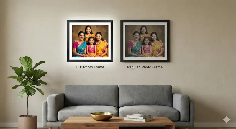 Hallway LED photo frame | PrintPosters.in