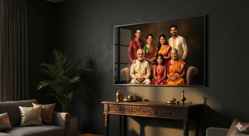 Wedding couple LED frame | PrintPosters.in