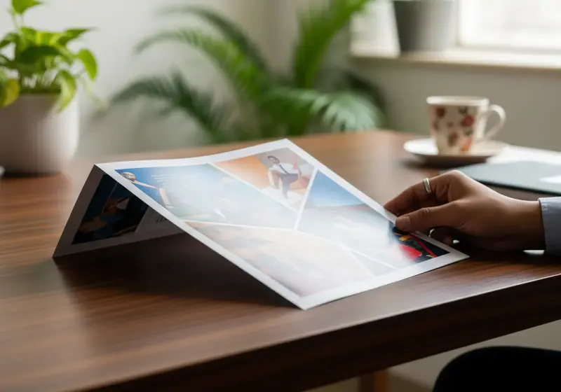 Bi-fold brochure printing India | PrintPosters.in