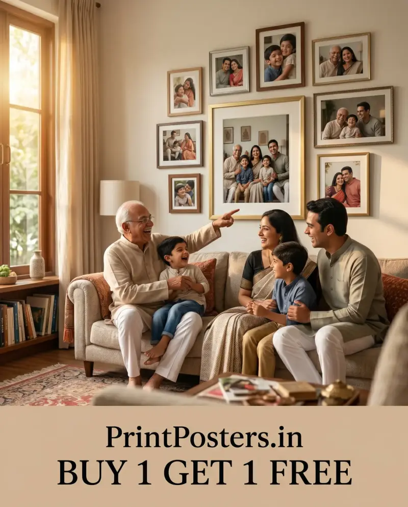 Black Frame table top photo frame | PrintPosters.in