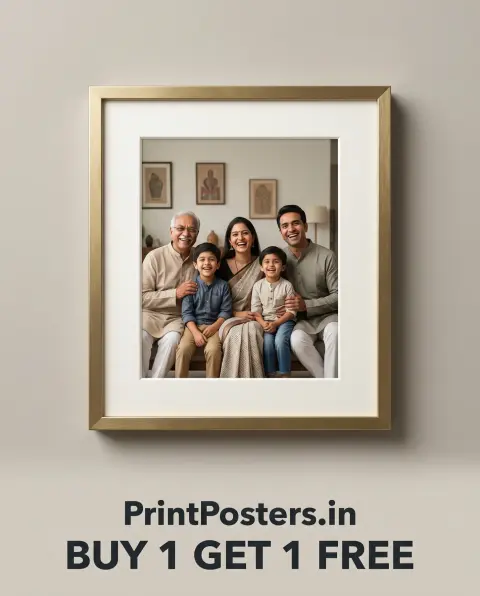 Custom photo print on premium satin paper | PrintPosters.in