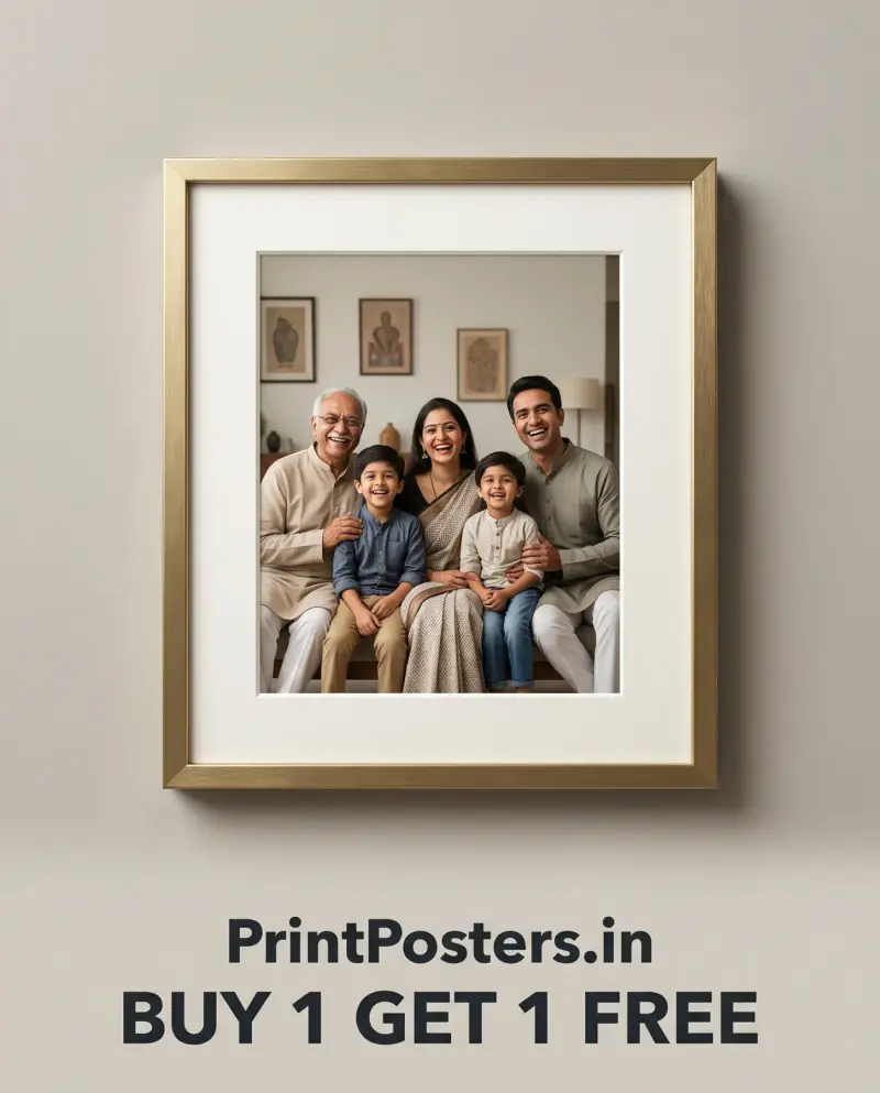 Custom photo print on premium satin paper | PrintPosters.in