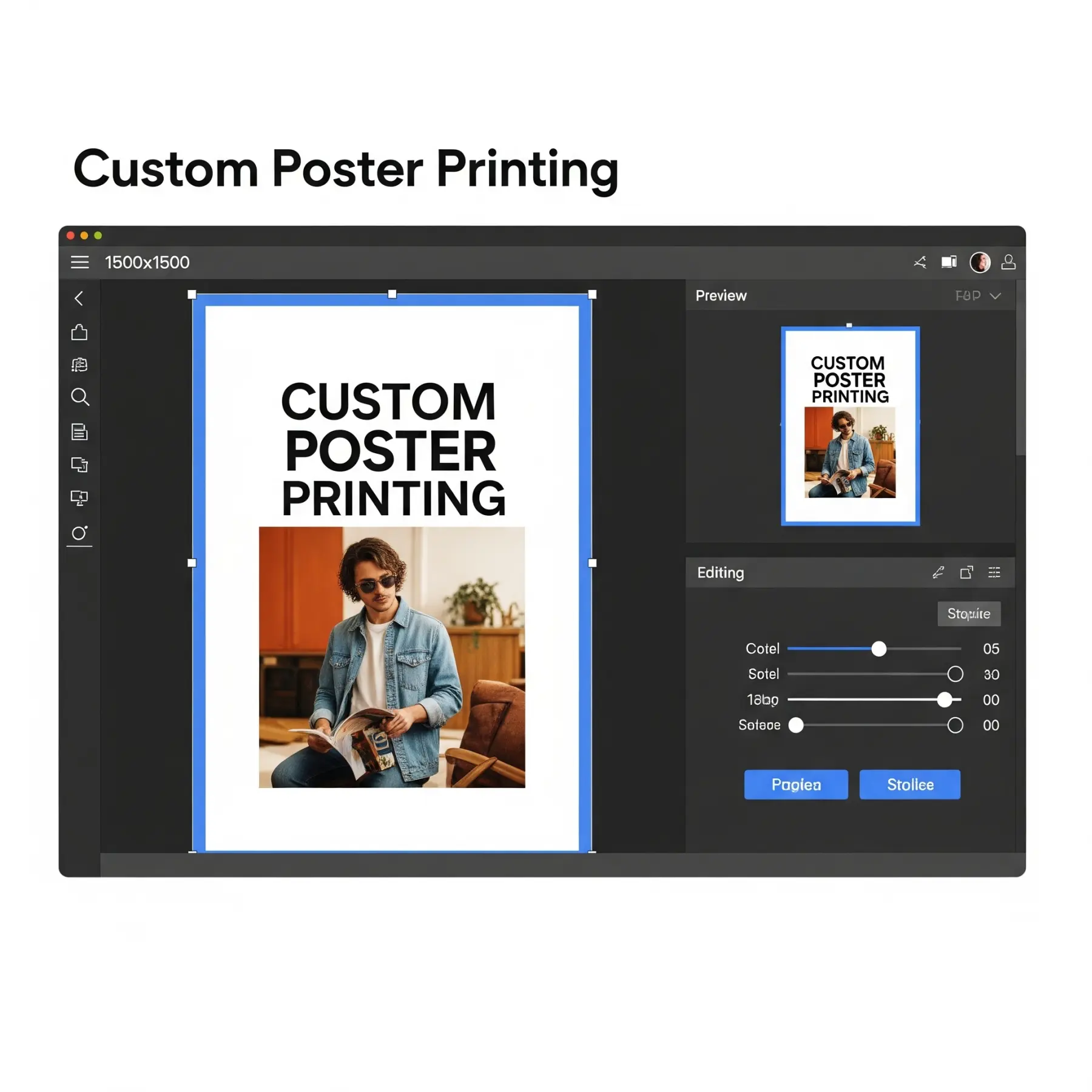 A3 custom poster printing — premium poster print sample | PrintPosters.in