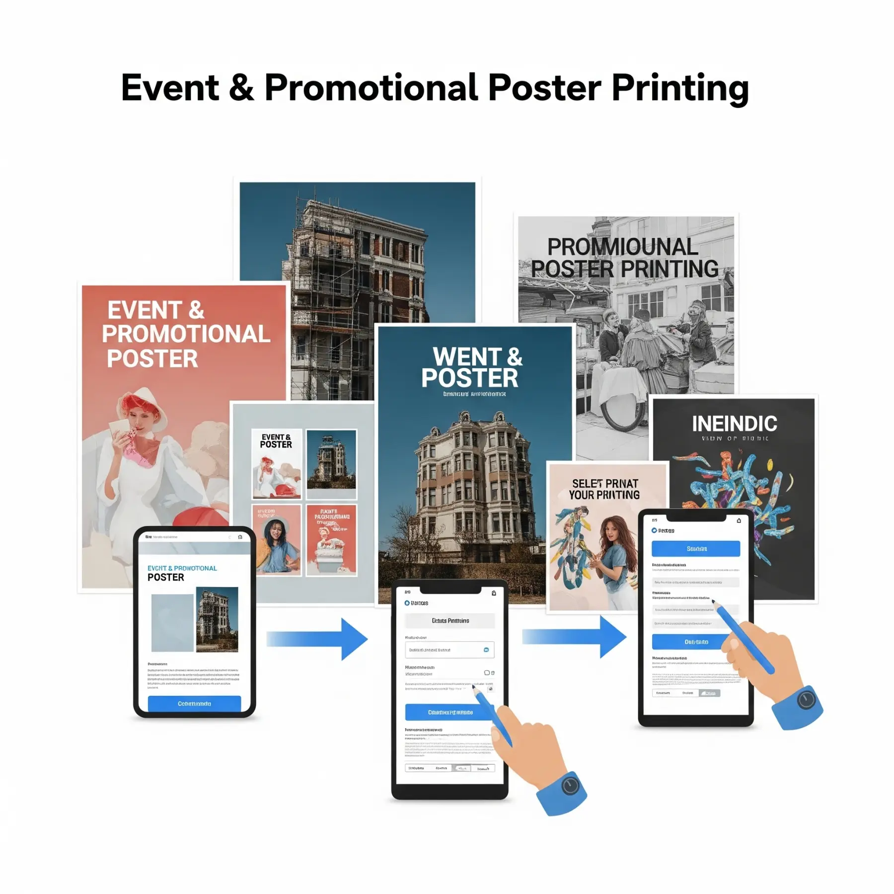 A3 event & promo posters — premium poster print sample | PrintPosters.in
