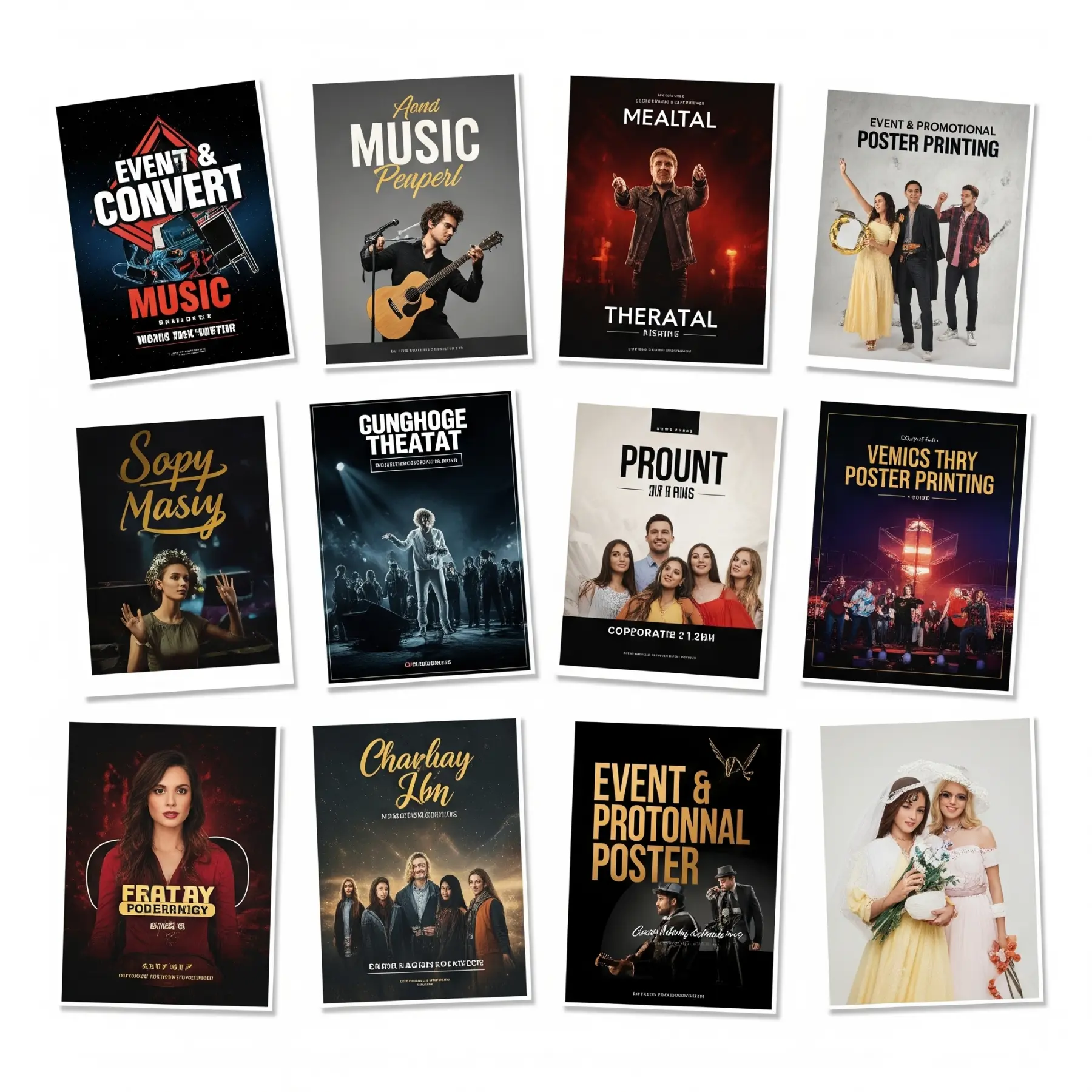A3 event & promo posters — premium poster print sample | PrintPosters.in