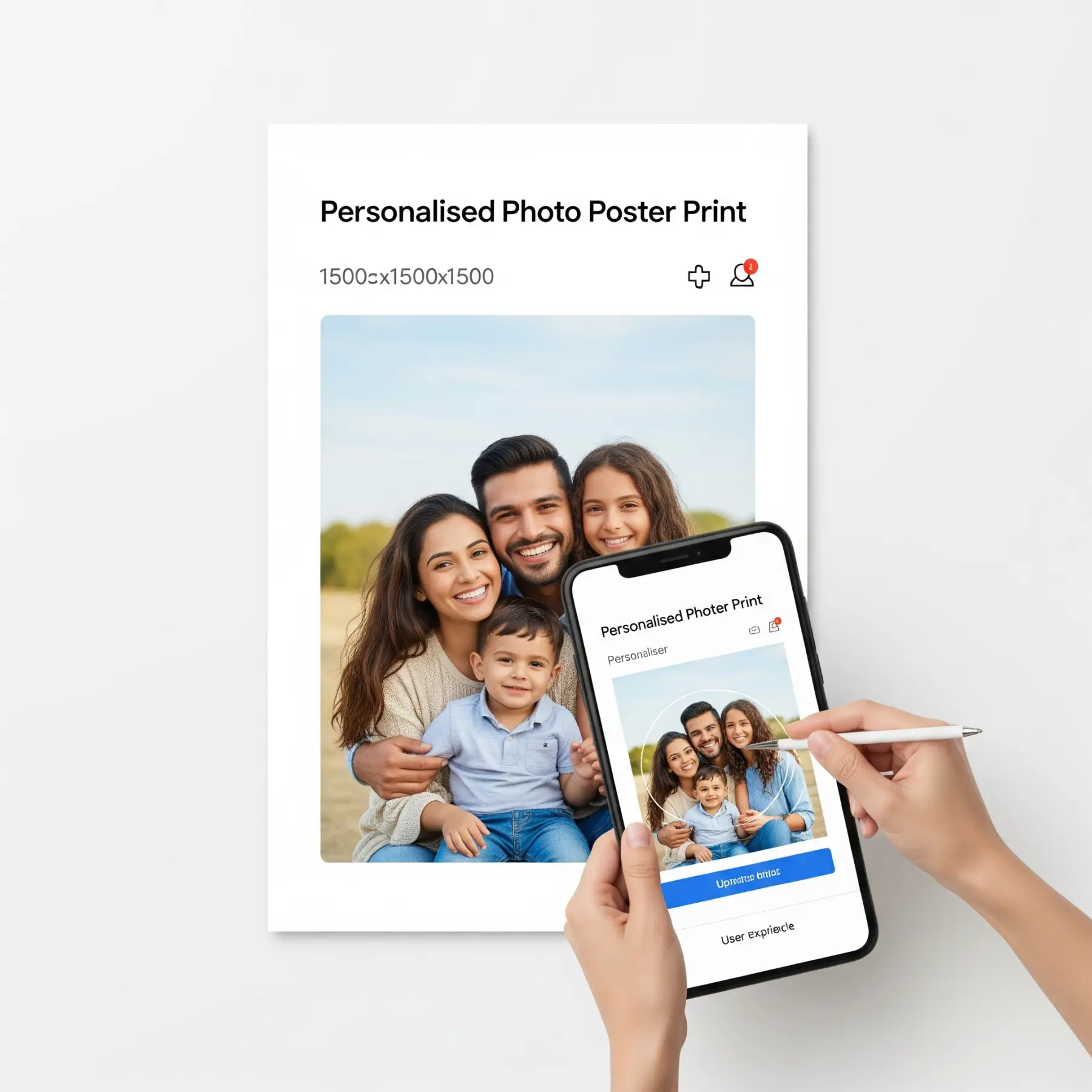 A3 personalized photo posters — premium poster print sample | PrintPosters.in