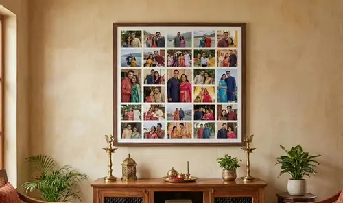 The Story — personalised photo collage of family moments