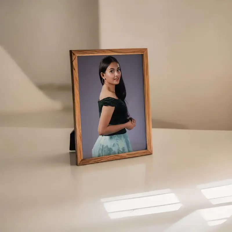 Table top photo frame on office desk — PrintPosters.in