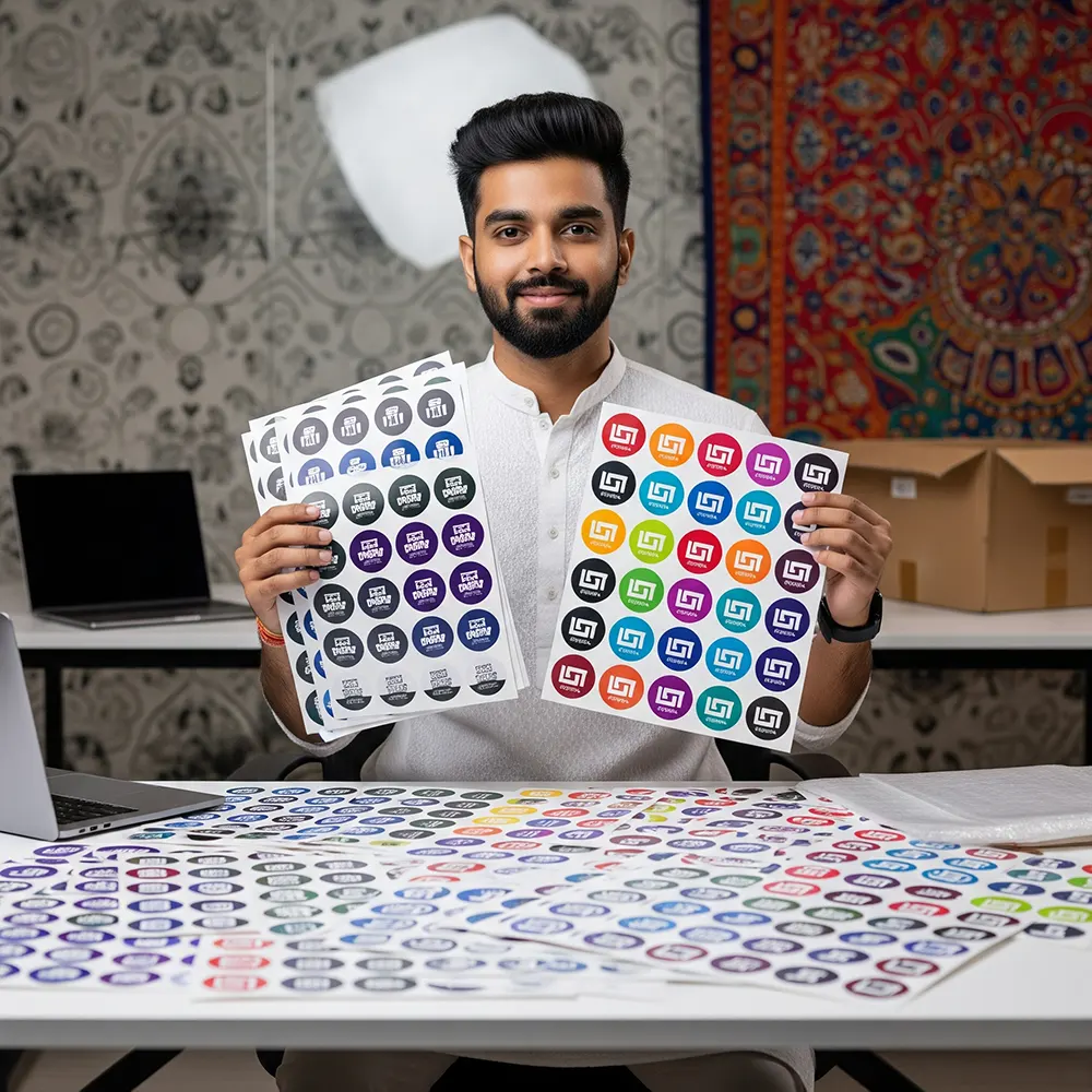 Bulk Sticker Printing Online – Paper, Vinyl & Waterproof Stickers | PrintPosters.in